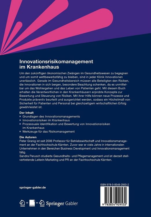 Produktbild: Innovationsrisikomanagement im Krankenhaus