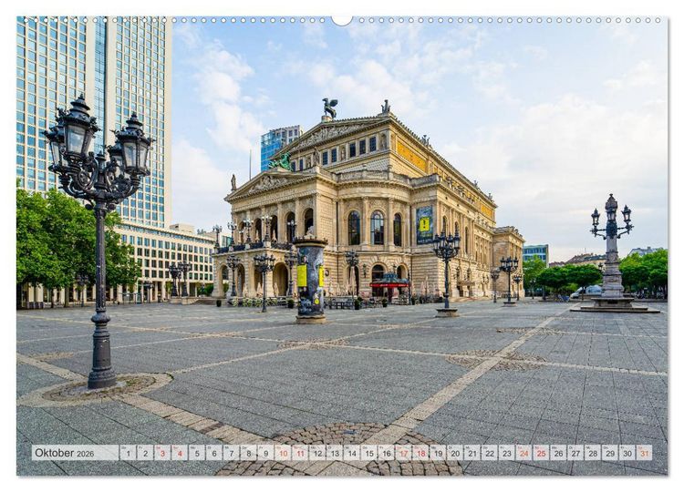 Produktbild: Frankfurt am Main Impressionen (Wandkalender 2026 DIN A2 quer), CALVENDO Monatskalender