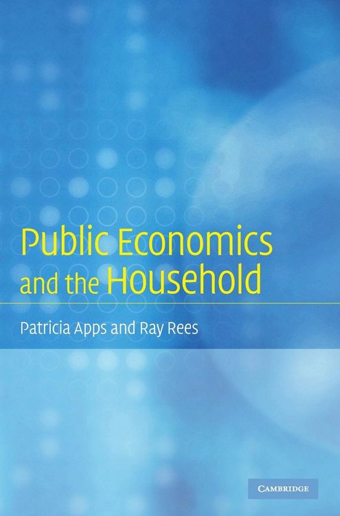 Produktbild: Public Economics and the Household