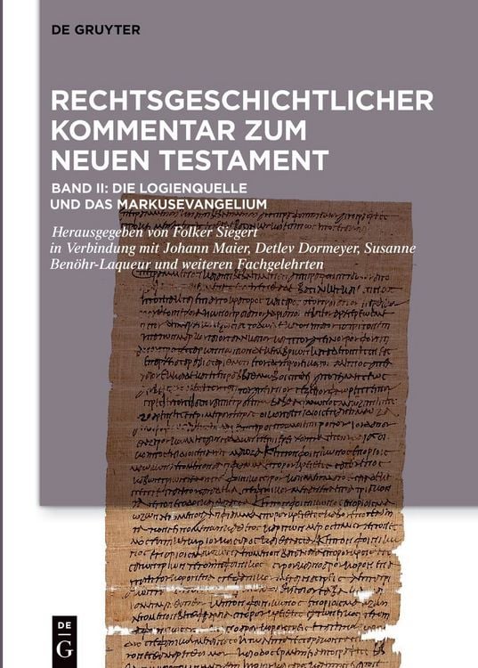 Produktbild: Die Logienquelle und das Markusevangelium