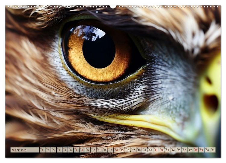 Produktbild: Schau mir ins Auge (hochwertiger Premium Wandkalender 2026 DIN A2 quer), Kunstdruck in Hochglanz