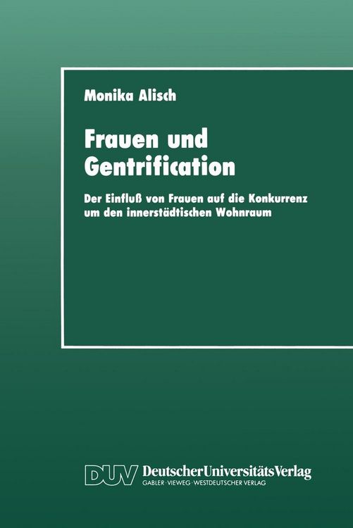 Produktbild: Frauen und Gentrification