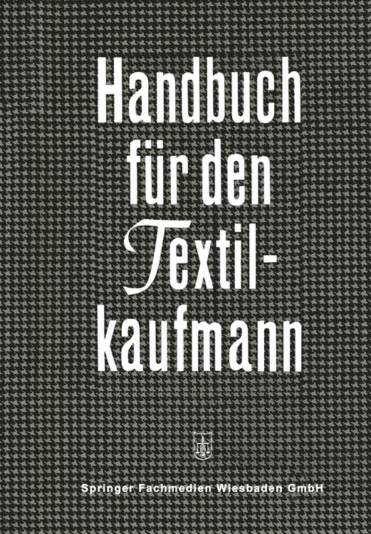 Produktbild: Handbuch f&uuml;r den Textilkaufmann