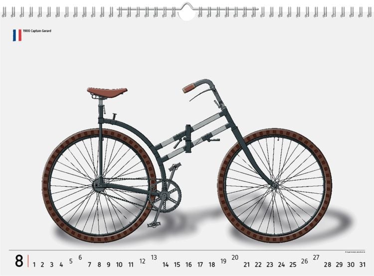 Produktbild: 2023, 12 Fahrradklassiker, Wandkalender