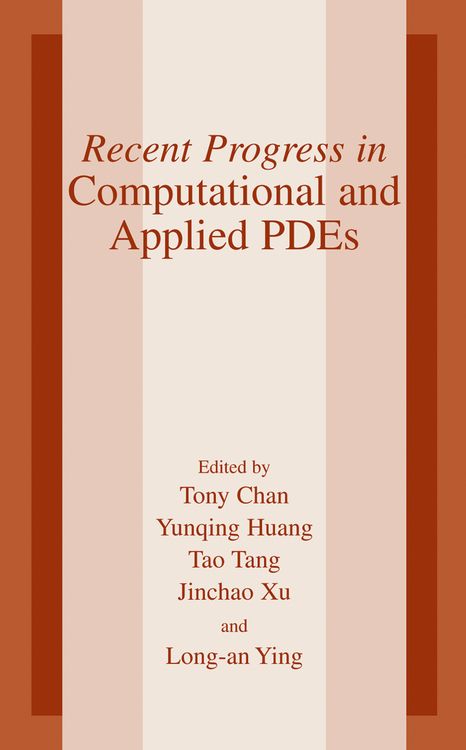 Produktbild: Recent Progress in Computational and Applied PDES