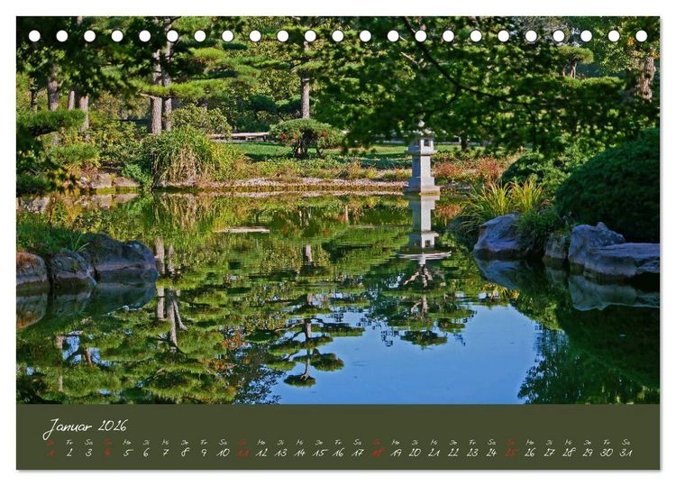 Produktbild: D&uuml;sseldorfer Nordpark (Tischkalender 2026 DIN A5 quer), CALVENDO Monatskalender