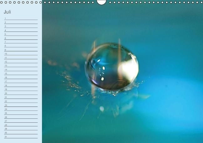 Produktbild: Geburtstagskalender "Wasser-Spiele" (Wandkalender immerw&auml;hrend DIN A3 quer)