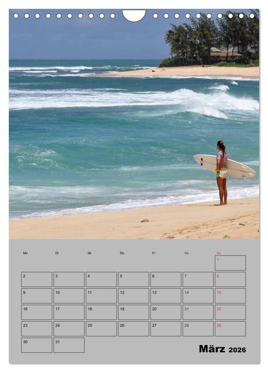 Produktbild: Hawaii - Land of Aloha (Wandkalender 2026 DIN A4 hoch), CALVENDO Monatskalender