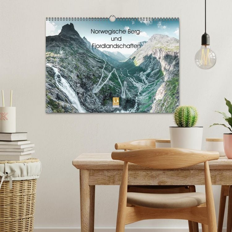 Produktbild: Norwegische Berg- und Fjordlandschaften (Wandkalender 2026 DIN A3 quer), CALVENDO Monatskalender
