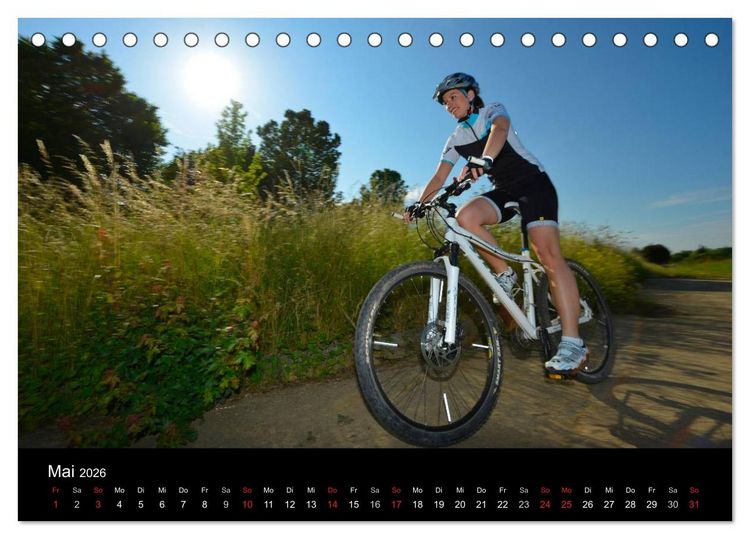 Produktbild: BIKE and FUN (Tischkalender 2026 DIN A5 quer), CALVENDO Monatskalender