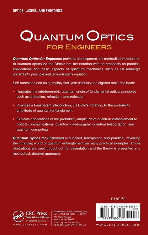 Produktbild: Quantum Optics for Engineers
