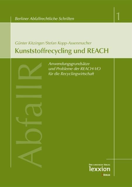 Produktbild: Kunststoffrecycling und REACH