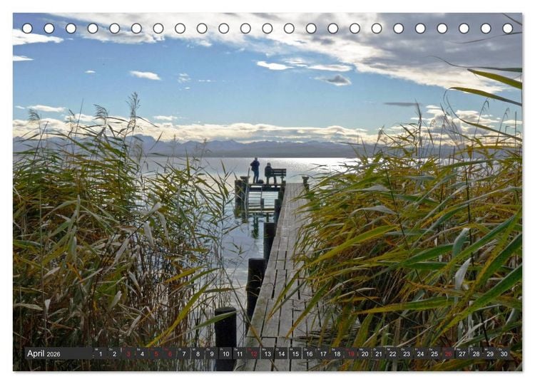 Produktbild: Starnberger See - Auf den Spuren von Ludwig II. und Sisi (Tischkalender 2026 DIN A5 quer), CALVENDO Monatskalender