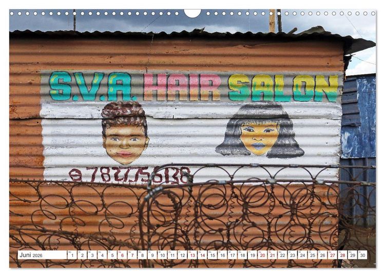 Produktbild: Barbershops in Afrika (Wandkalender 2026 DIN A3 quer), CALVENDO Monatskalender