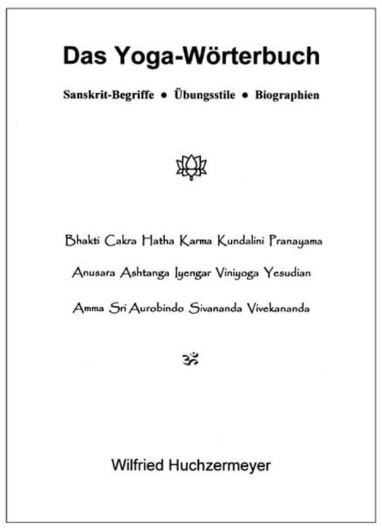 Produktbild: Das Yoga-W&ouml;rterbuch