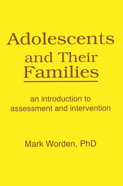 Produktbild: Adolescents and Their Families