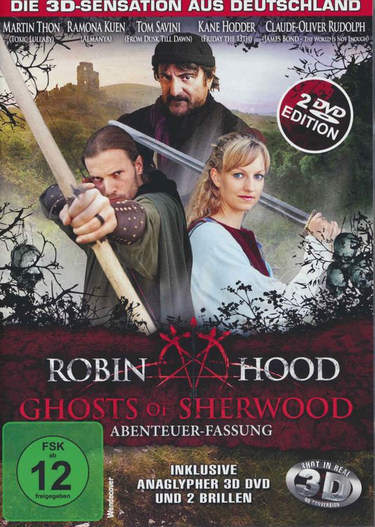 Produktbild: Robin Hood - Ghosts of Sherwood - Abenteuer Fassung (+ anaglyphe 3D DVD) (+ 2 3D-Brillen)
