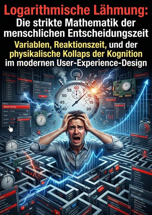 Produktbild: Logarithmische L&auml;hmung: Die strikte Mathematik der menschlichen Entscheidungszeit