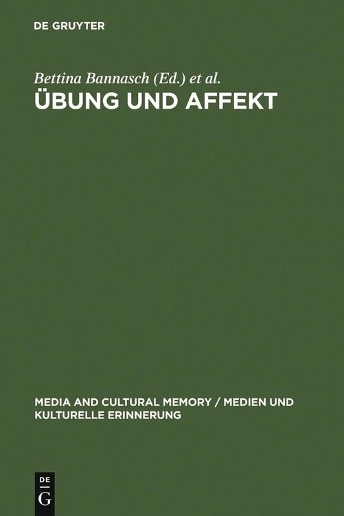 Produktbild: &Uuml;bung und Affekt