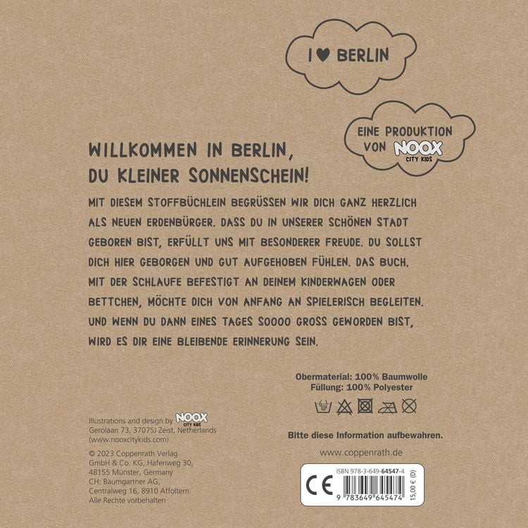 Produktbild: Knister-Babybuch: Willkommen in Berlin