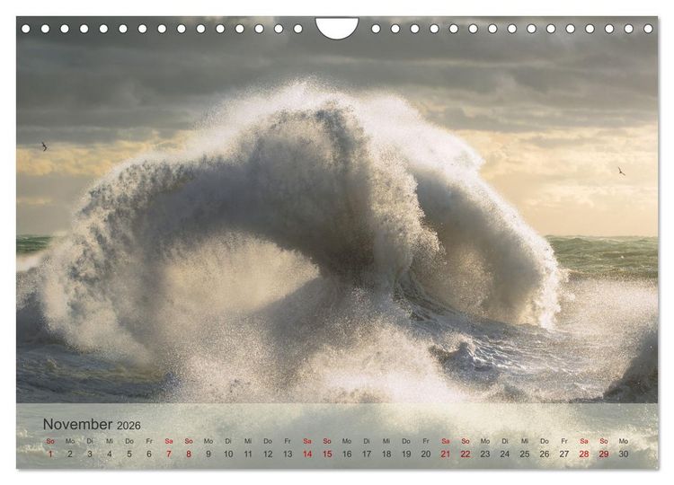 Produktbild: Wellen Konzert (Wandkalender 2026 DIN A4 quer), CALVENDO Monatskalender