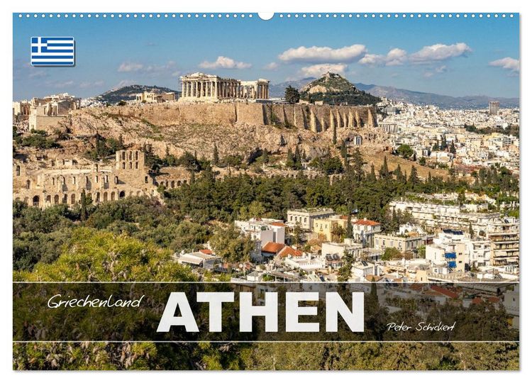 Produktbild: Griechenland - Athen (Wandkalender 2026 DIN A2 quer), CALVENDO Monatskalender