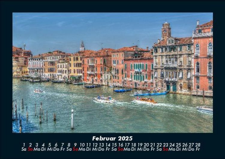 Produktbild: Venedig 2025 Fotokalender DIN A5