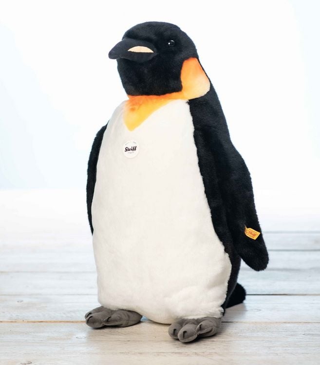Produktbild: Steiff 075902 - Palle K&ouml;nigspinguin, stehend, Pl&uuml;sch, 52 cm