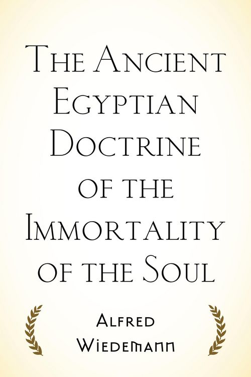 Produktbild: The Ancient Egyptian Doctrine of the Immortality of the Soul