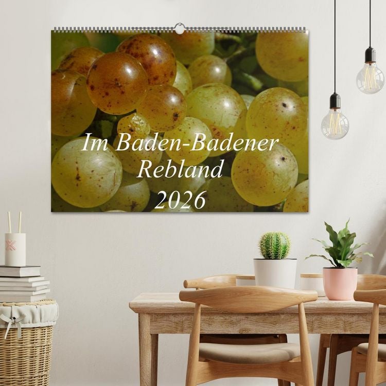 Produktbild: Im Baden-Badener Rebland 2026 (Wandkalender 2026 DIN A2 quer), CALVENDO Monatskalender