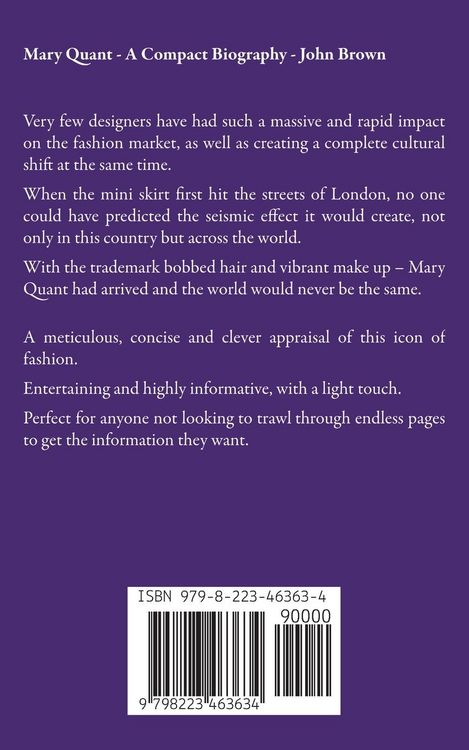 Produktbild: Mary Quant - A Compact Biography