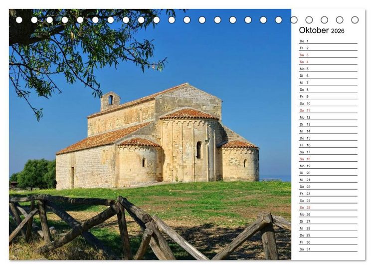 Produktbild: Apulien (Tischkalender 2026 DIN A5 quer), CALVENDO Monatskalender