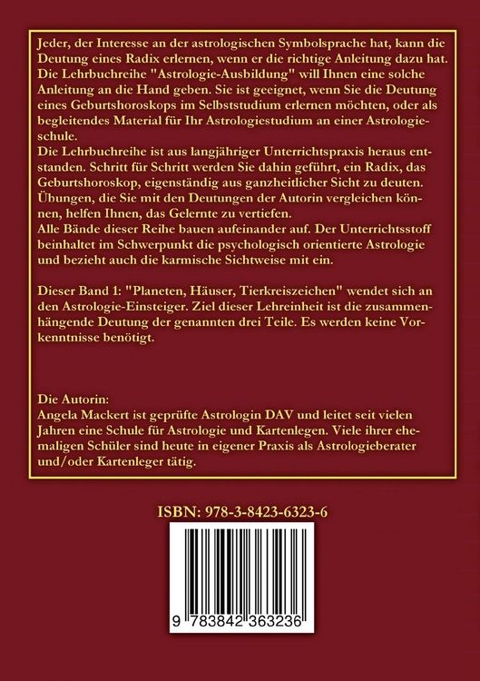 Produktbild: Astrologie-Ausbildung, Band 1