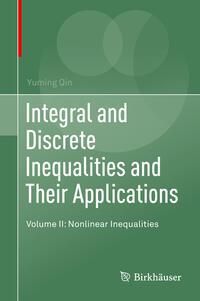 Produktbild: Integral and Discrete Inequalities and Their Applications