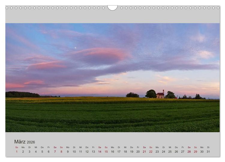 Produktbild: Wetter - Licht - Landschaften (Wandkalender 2026 DIN A3 quer), CALVENDO Monatskalender
