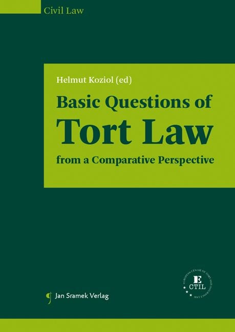 Produktbild: Basic Questions of Tort Law from a Comparative Perspective