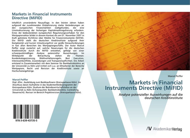 Produktbild: Markets in Financial Instruments Directive (MiFID)
