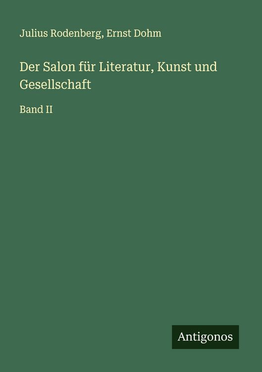 Produktbild: Der Salon f&uuml;r Literatur, Kunst und Gesellschaft