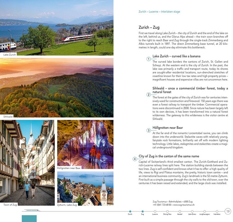 Produktbild: Hallwag Reisef&uuml;hrer Grand Train Tour of Switzerland, englische Ausgabe