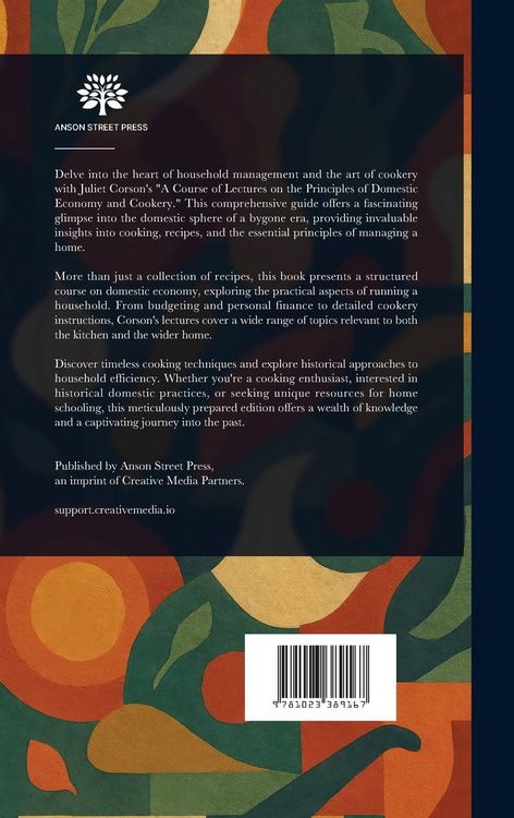 Produktbild: A Course of Lectures on the Principles of Domestic Economy and Cookery
