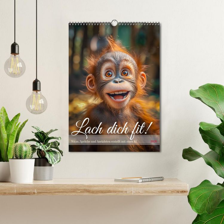 Produktbild: Lach Dich fit ! (Wandkalender 2026 DIN A3 hoch), CALVENDO Monatskalender