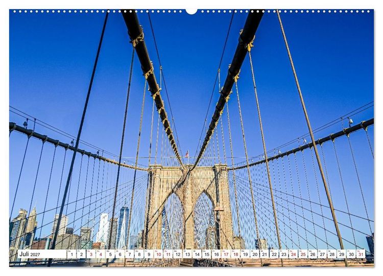 Produktbild: Wundervolles New York (Wandkalender 2027 DIN A2 quer), CALVENDO Monatskalender