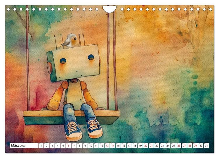 Produktbild: Leevi - Ein Freund zum Tr&auml;umen und Staunen (Wandkalender 2027 DIN A4 quer), CALVENDO Monatskalender
