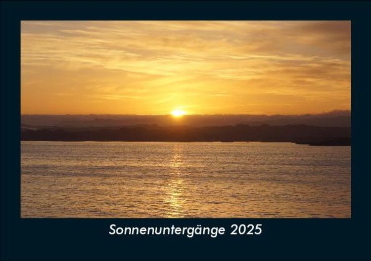Produktbild: Sonnenuntergänge 2025 Fotokalender DIN A5