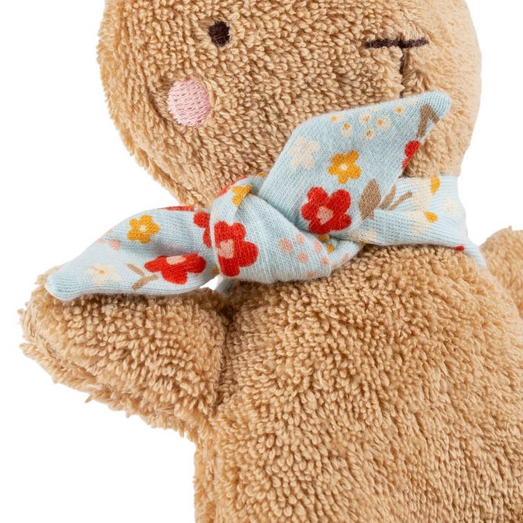 Produktbild: Sigikid 31271 - Mini Spieluhr Hase braun, 19 cm, (mit 1 von 5 Kinderliedern - nicht vorab w&auml;hlbar!), Baumwollfrottee, Farmhouse Family