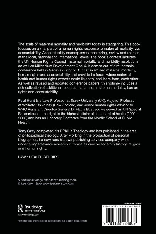 Produktbild: Maternal Mortality, Human Rights and Accountability