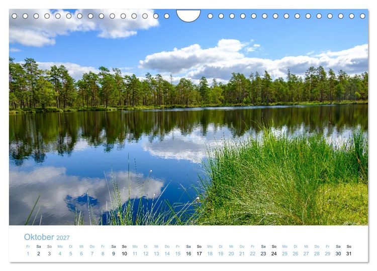 Produktbild: Schwedens Seen (Wandkalender 2027 DIN A4 quer), CALVENDO Monatskalender