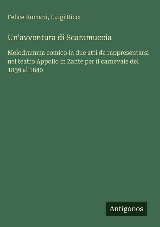 Produktbild: Un'avventura di Scaramuccia