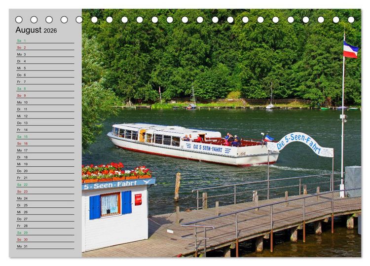 Produktbild: Ein Sommer in Malente (Tischkalender 2026 DIN A5 quer), CALVENDO Monatskalender