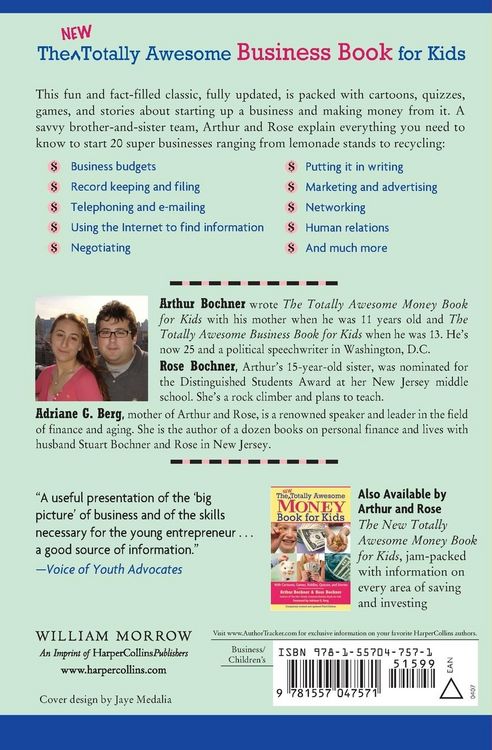 Produktbild: New Totally Awesome Business Book for Kids
